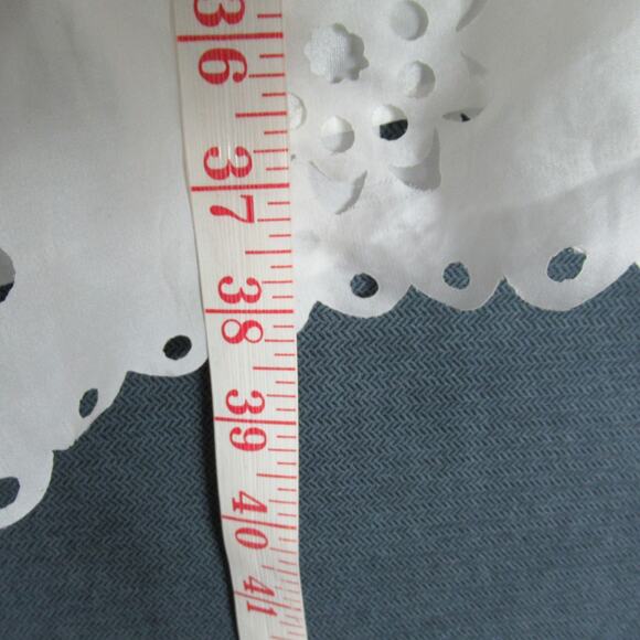 Bisou Bisou Dress Womens Size 6 White Strappy Mini Doily Angelic Sundress Preppy - Picture 7 of 11